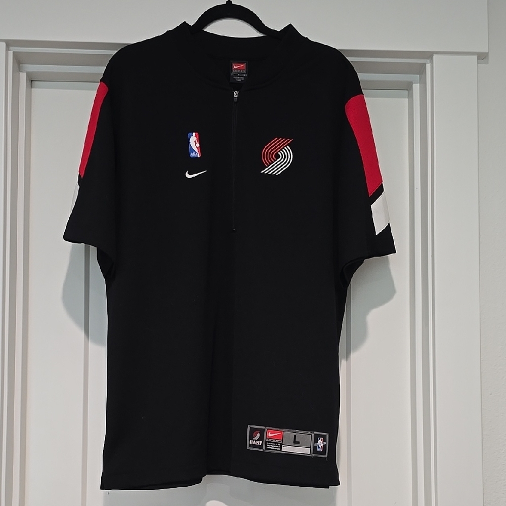 Nike NBA Black and Red Jersey